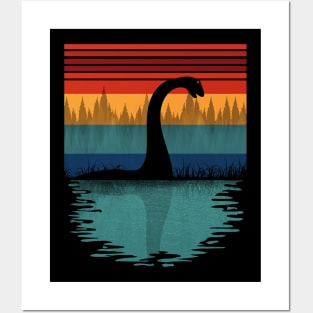 Loch Ness Monster Retro Posters and Art